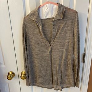 Massimo Dutti, Long Sleeve, Women’s XS, Tan